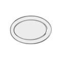 Chef Inox Oval Platter with Rolled Edge - 300x210mm
