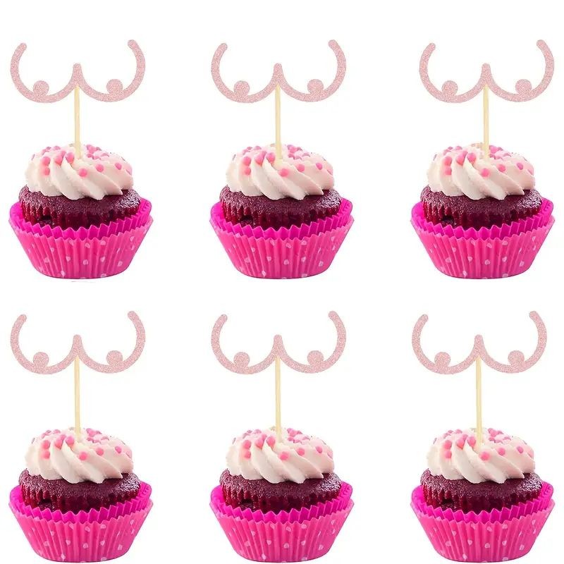 cupcake-toppers-glitter-breasts-baby-pink-12-piece