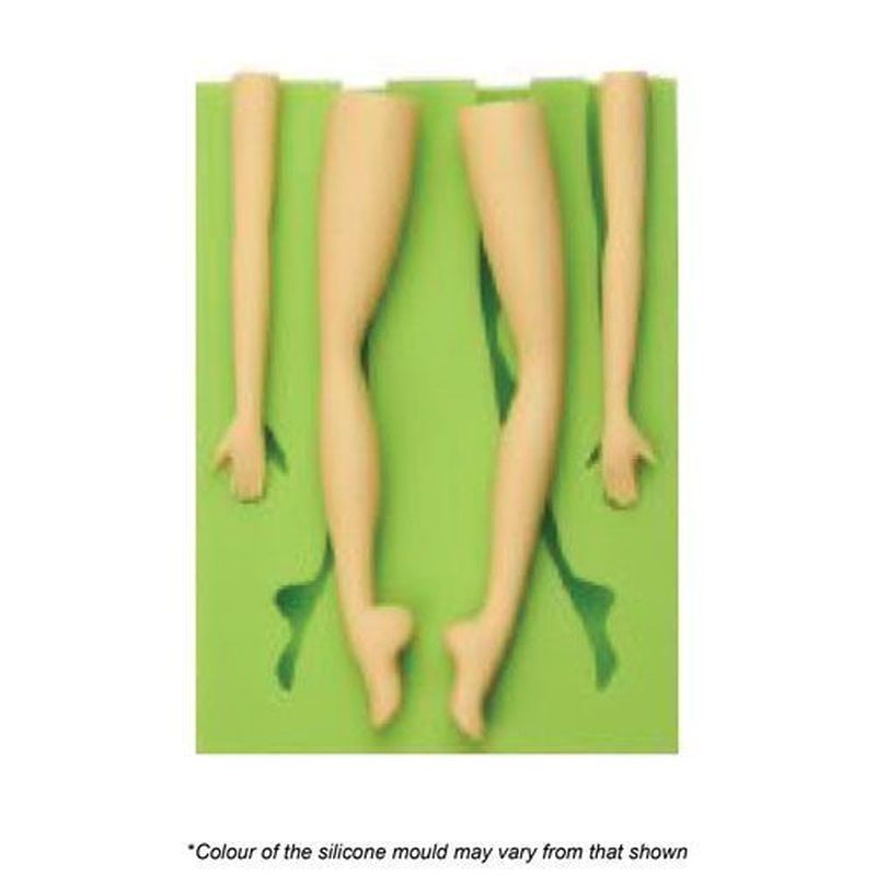 Cake Craft Silicone Mould - Woman Arms & Legs