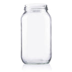 Plasdene Glass Round Food Jar with Twist Finish - 750ml