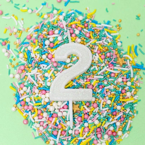 c-c-mini-glitter-candle-white-number-2