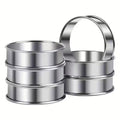 Crumpet Ring Stainless Steel Rolled Edge 10.5cm x 2.5cm