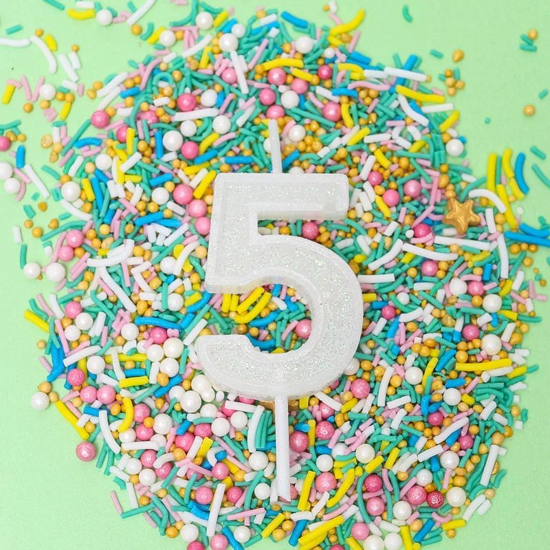 mini-glitter-candle-white-number-5