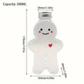 Gingerbread Man Shaped Bottle 500ml Plain