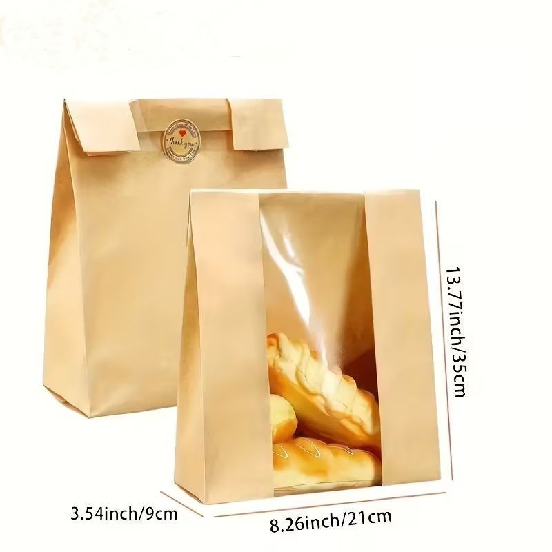 disposable-kraft-bread-bags-with-window-5-pack