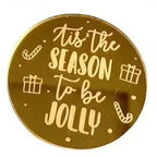 acrylic-topper-round-tis-the-season-to-be-jolly-gold-1pc