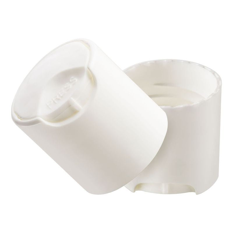 plasdene-plastic-disc-top-cap-with-crabclaw-seal-white-24mm