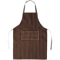 Ramco Bib Apron Brown Stripe