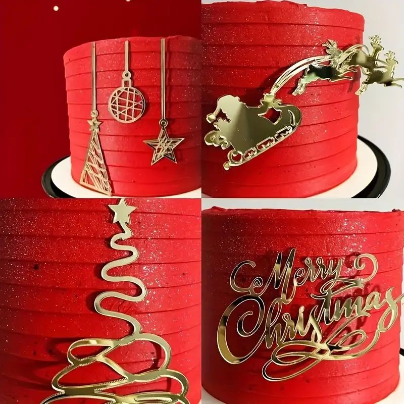 gold-round-christmas-ornament-cake-topper