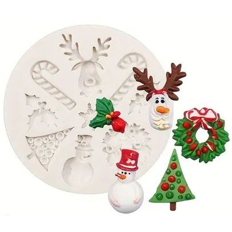 round-christmas-silicone-mould-8-cavity-style-1
