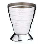 BarCraft Stainless Steel Jigger - 0.5 to 2.5 ounce