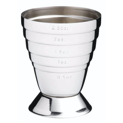 BarCraft Stainless Steel Jigger - 0.5 to 2.5 ounce
