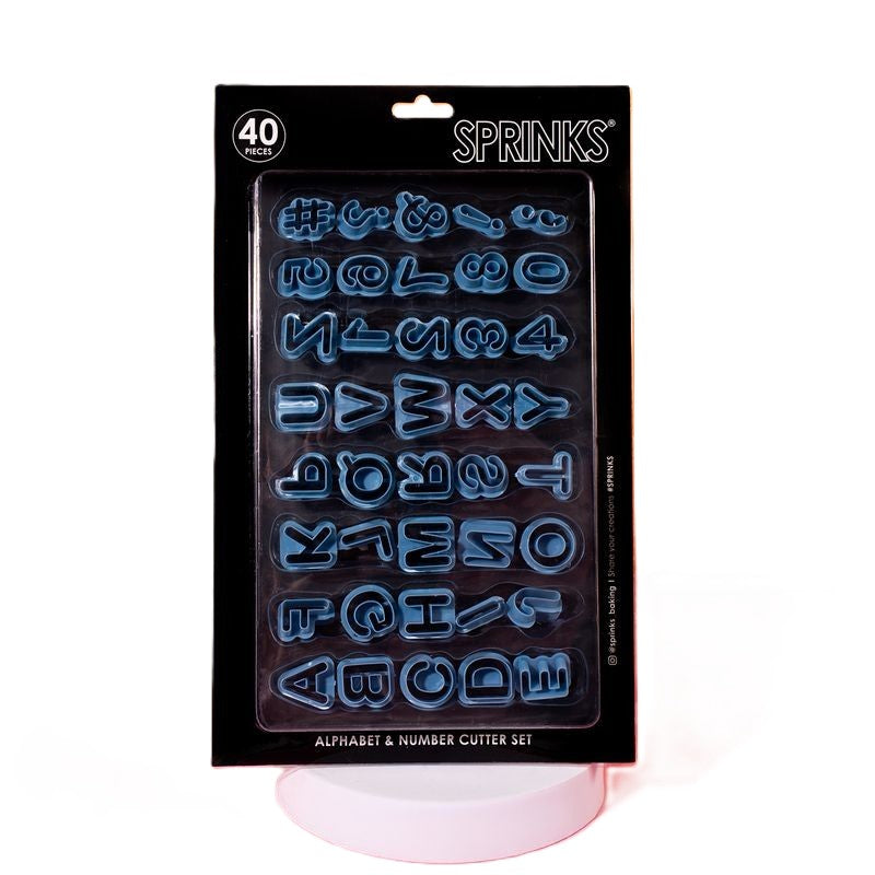 Sprinks Alphabet & Number Cutter Set - 40 pieces