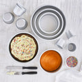 Bakemaster Silver Anodised Round Cake Pan 17.5×7.5cm - 7"