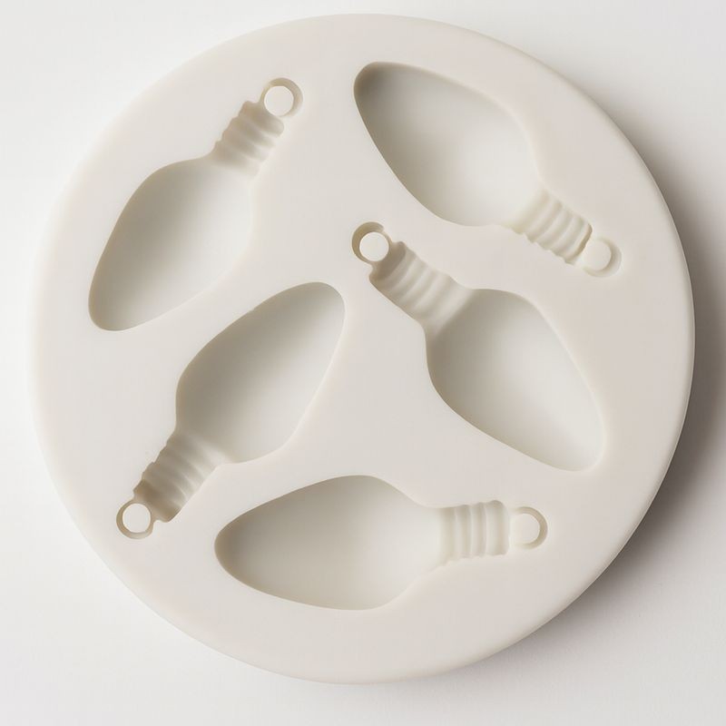 Christmas Light Bulbs Silicone Mould 5 cavity