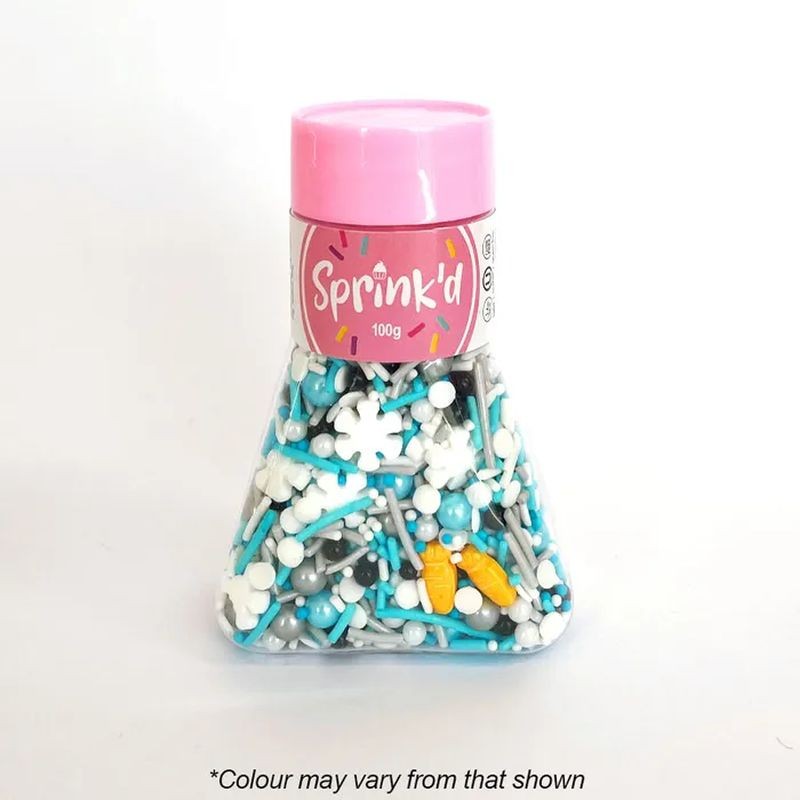 Sprink'd Frosty The Snowman Medley Sprinkles - 100gm