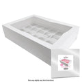 Cake Craft Window Cupcake Box - 24 hole (4inch High)