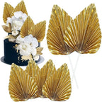 gold-fan-palm-leaf-cake-topper-22cm-single