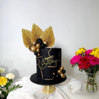 gold-fan-palm-leaf-cake-topper-22cm-single