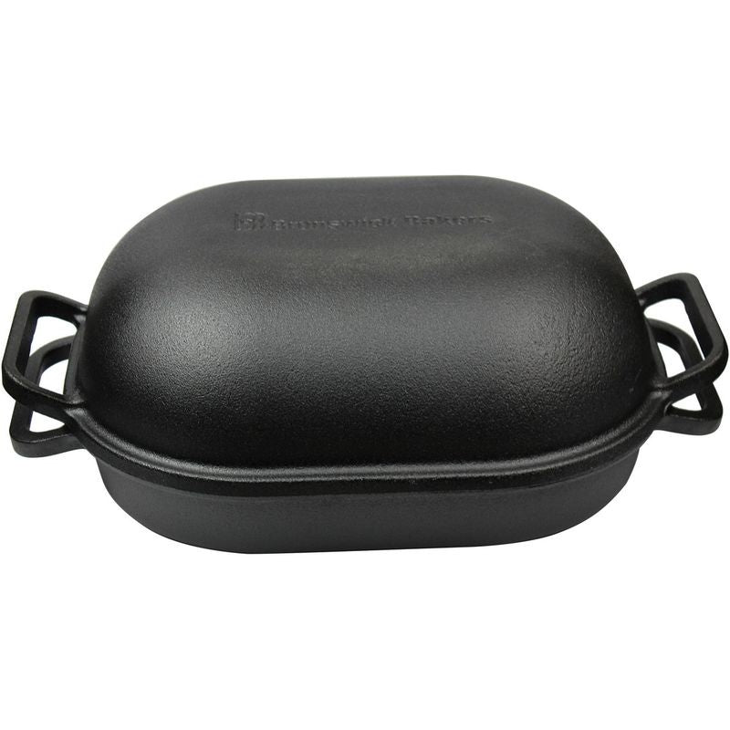 Brunswick Bakers Pre-seasoned Cast Iron Bread Baking Pan 39x26cm