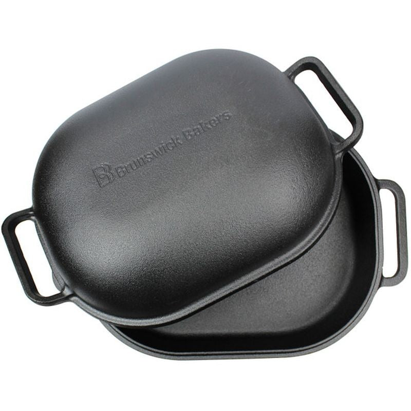 Brunswick Bakers Pre-seasoned Cast Iron Bread Baking Pan 39x26cm