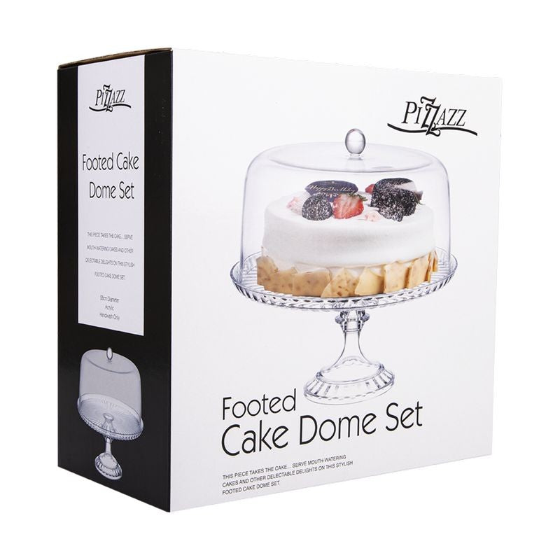 pizzazz-footed-cake-stand-dome-set-28cm