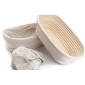 Brunswick Bakers 30cm Rectangle banneton/proofing basket with lining