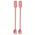Silicone double headed Jar Scraper – 26cm Pink