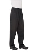 Chef Works Black Baggy Pants NBBP XS - 7XL