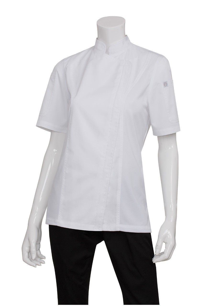 Chef Works Springfield Womens Zipper Chef Jacket BCWSZ006