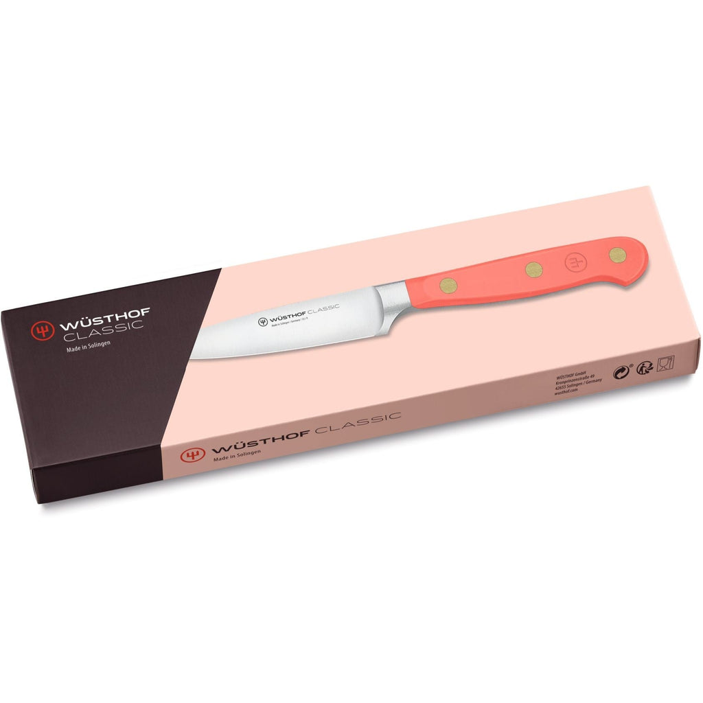 Wusthof Classic Paring Knife 9cm - Coral Peach