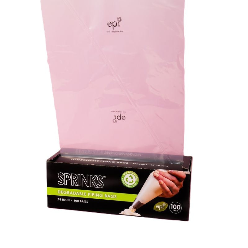 Sprinks BIODEGRADABLE Piping Bags - 18 inch 100 pack