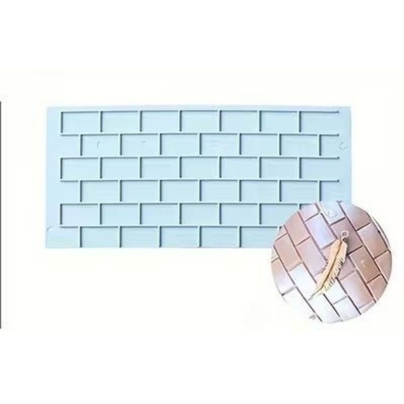 Brick Pattern Impression Mat 14.5cm x 6.9cm
