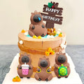 Capybara Cake Topper Set 5 piece