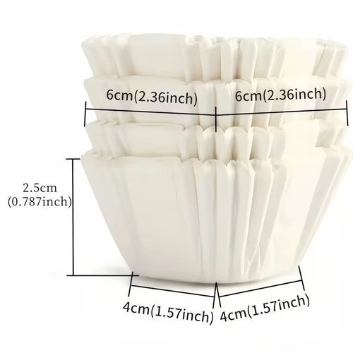 Baking Cups Square Natural – 200 Pack