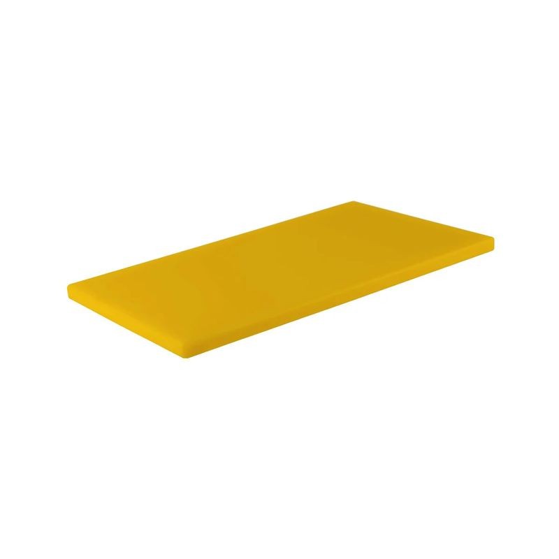 Chef Inox Cutting Board Polyethylene Yellow 530x325x20mm