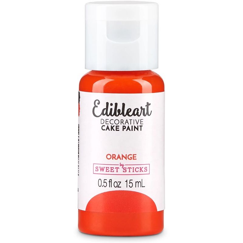 Sweet Sticks Edibleart Cake Paint - Orange - 15ml