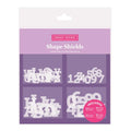 Sweet Sticks Shape Shields - Alphabet and Numbers