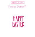 Sweet Sticks Stencils - Easter Handwritten