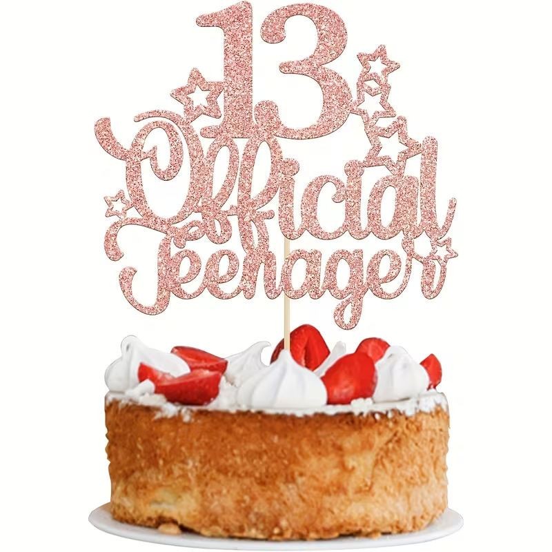 official-teenager-cake-topper-pink-glitter