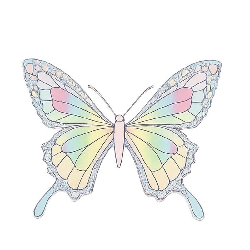 Cupcake Toppers - Edible Wafer Top - Pastel Butterflies 12pk