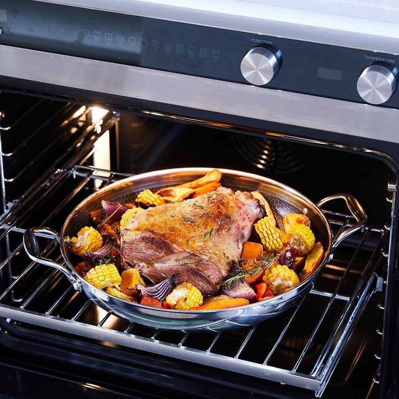 matrix-non-stick-round-roasting-pan-36cm-stanley-rogers