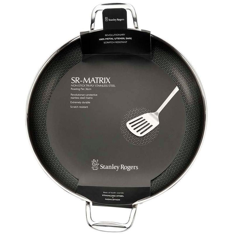 matrix-non-stick-round-roasting-pan-36cm-stanley-rogers