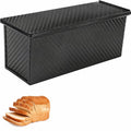Non Stick Bread Loaf Tin with Lid 32x12.5x11cm Black