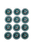 Cupcake Toppers - Edible Wafer Top - Port Power 12pk