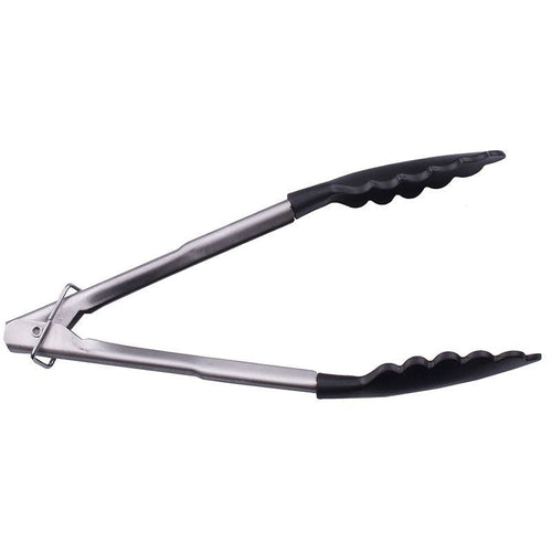 appetito-tongs-24cm-stainless-steel-nylon-black