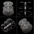 3 Tier Acrylic Cake Stand