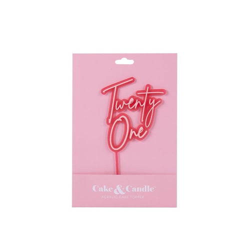c-c-acrylic-pink-opaque-pink-layered-cake-topper-twenty-one
