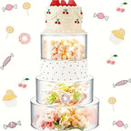 Acrylic Cake Dome Fillable 15 & 25cm 2pc