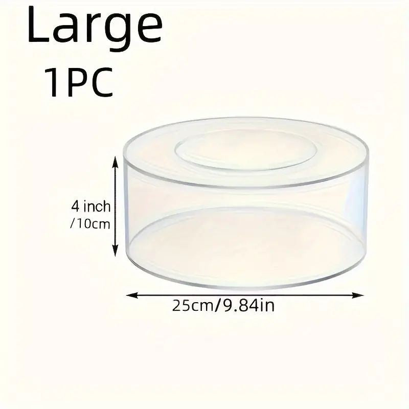 Acrylic Cake Dome Fillable 15 & 25cm 2pc